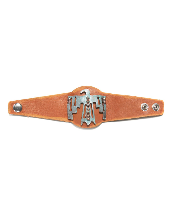 Keep It Gypsy Buckle Brown and White Hair On Leather Belt