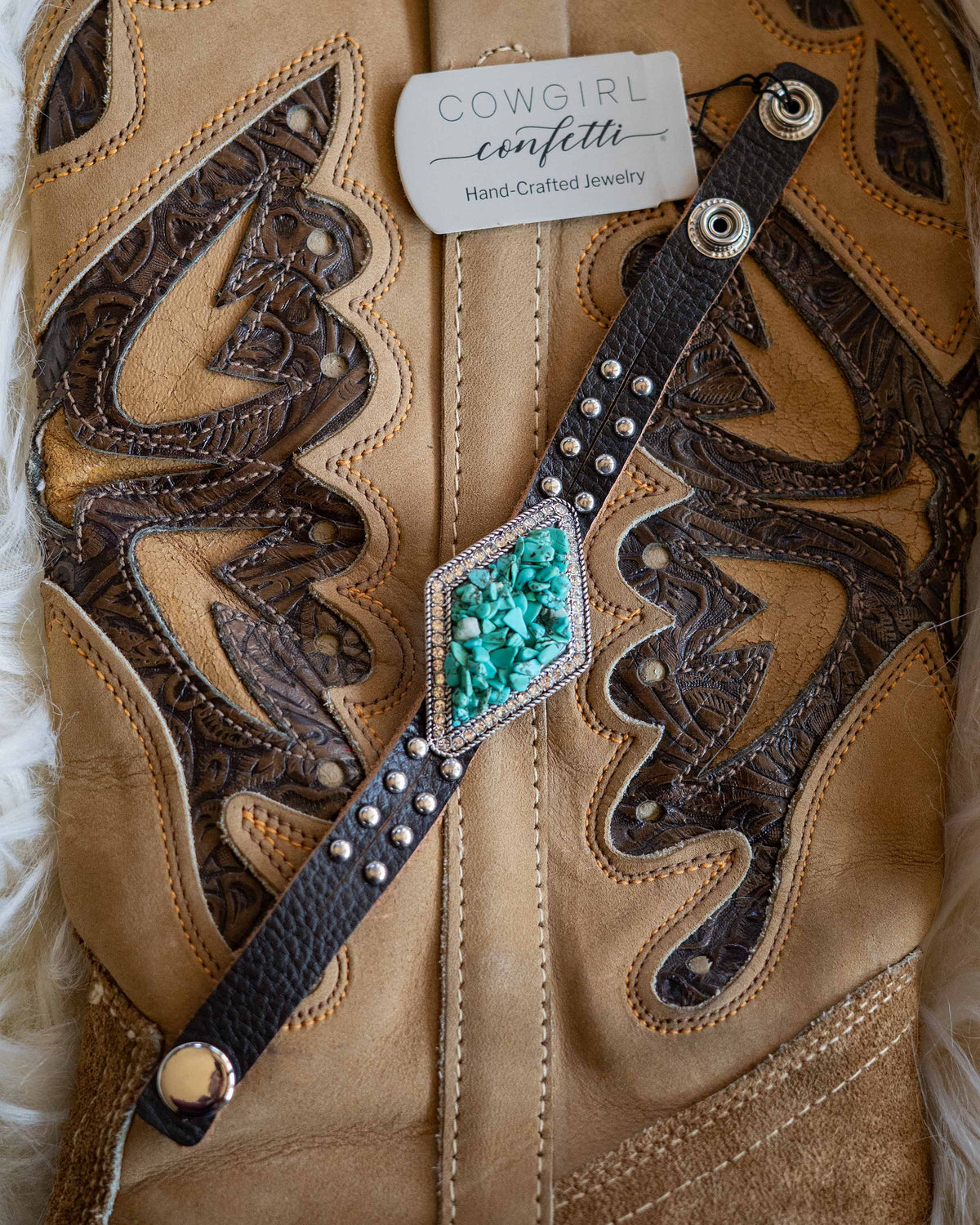 Rhinestone Rebel Cuff