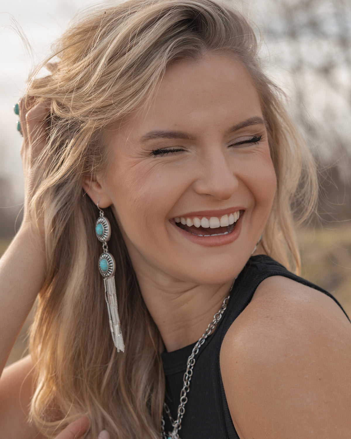 Water and Ice Earrings