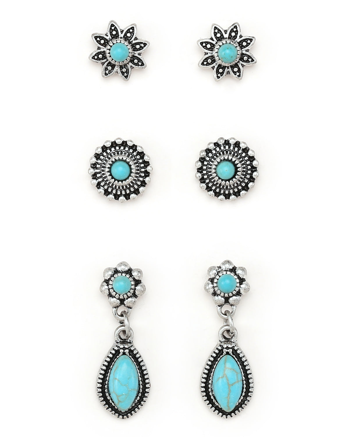 Cactus Bloom Earring Set