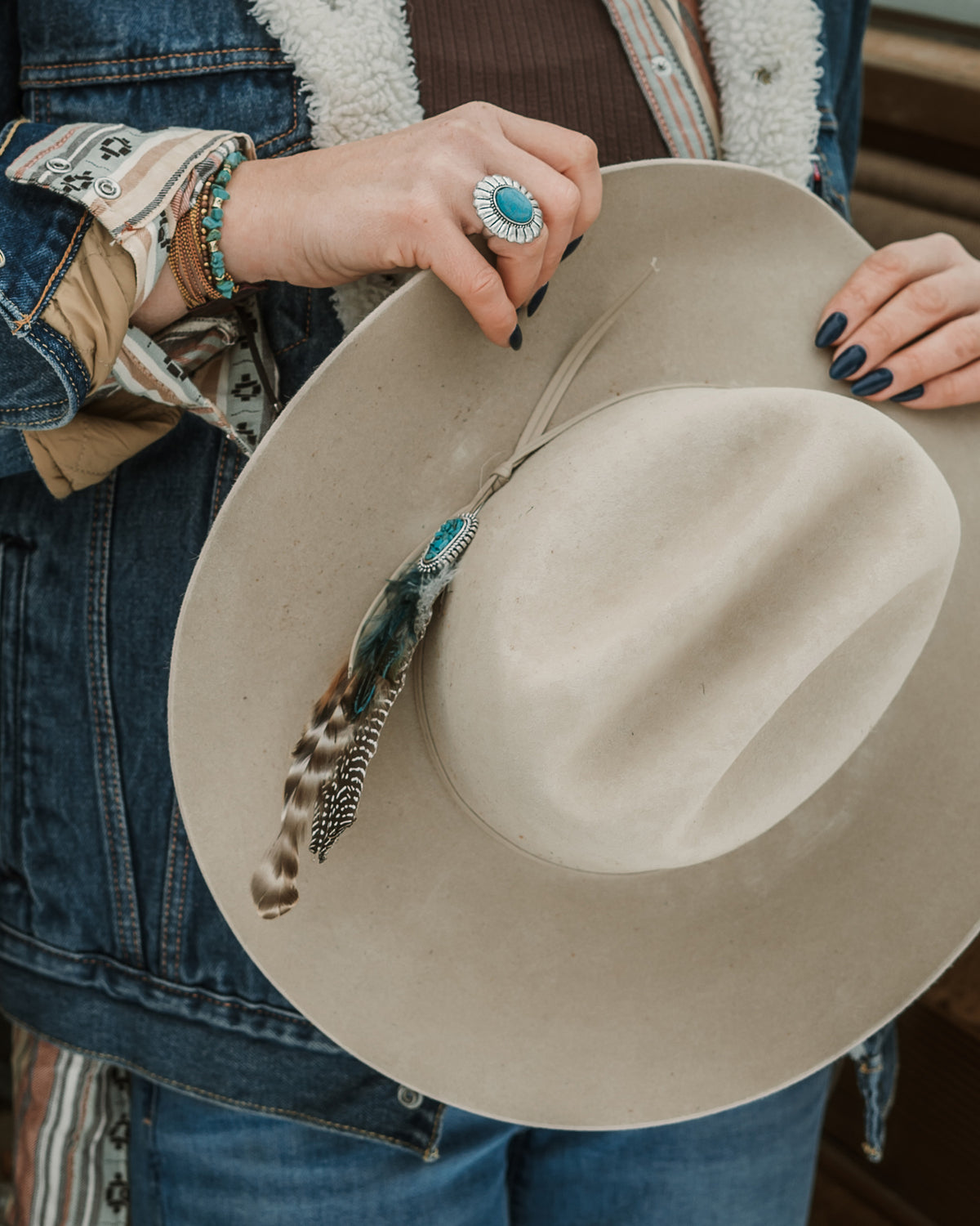 Sunset Rain Hat Pin
