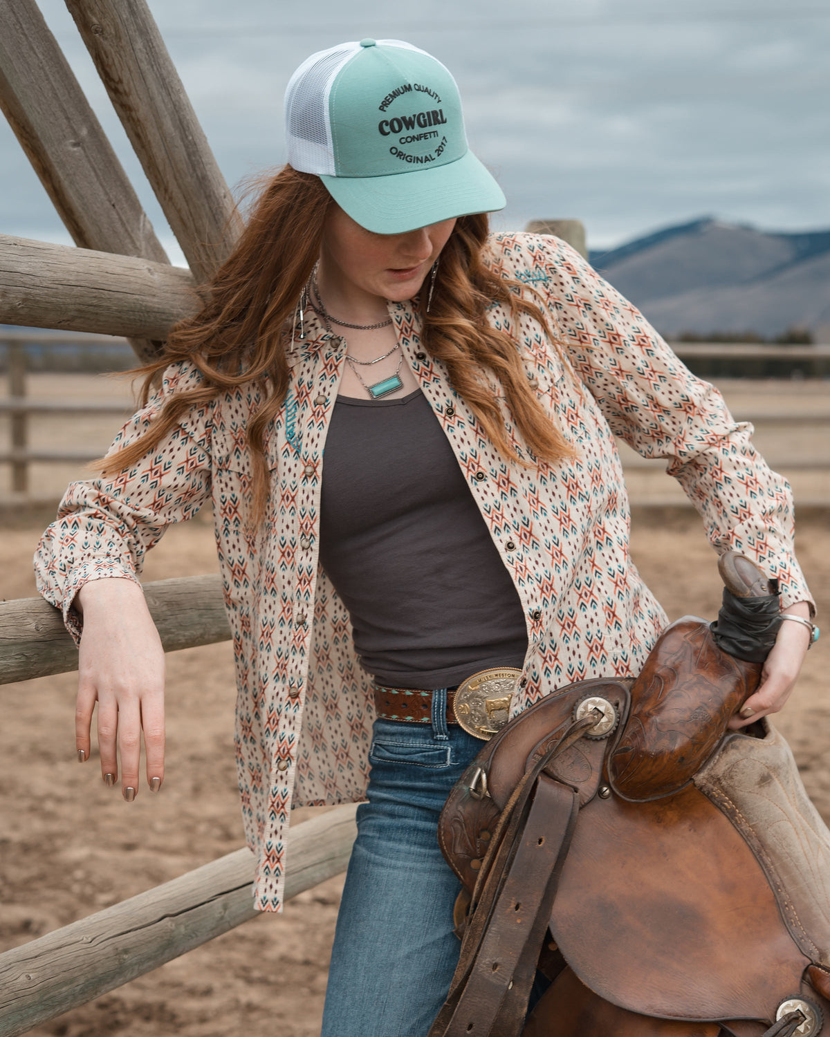 The Keeper Hat—Turquoise