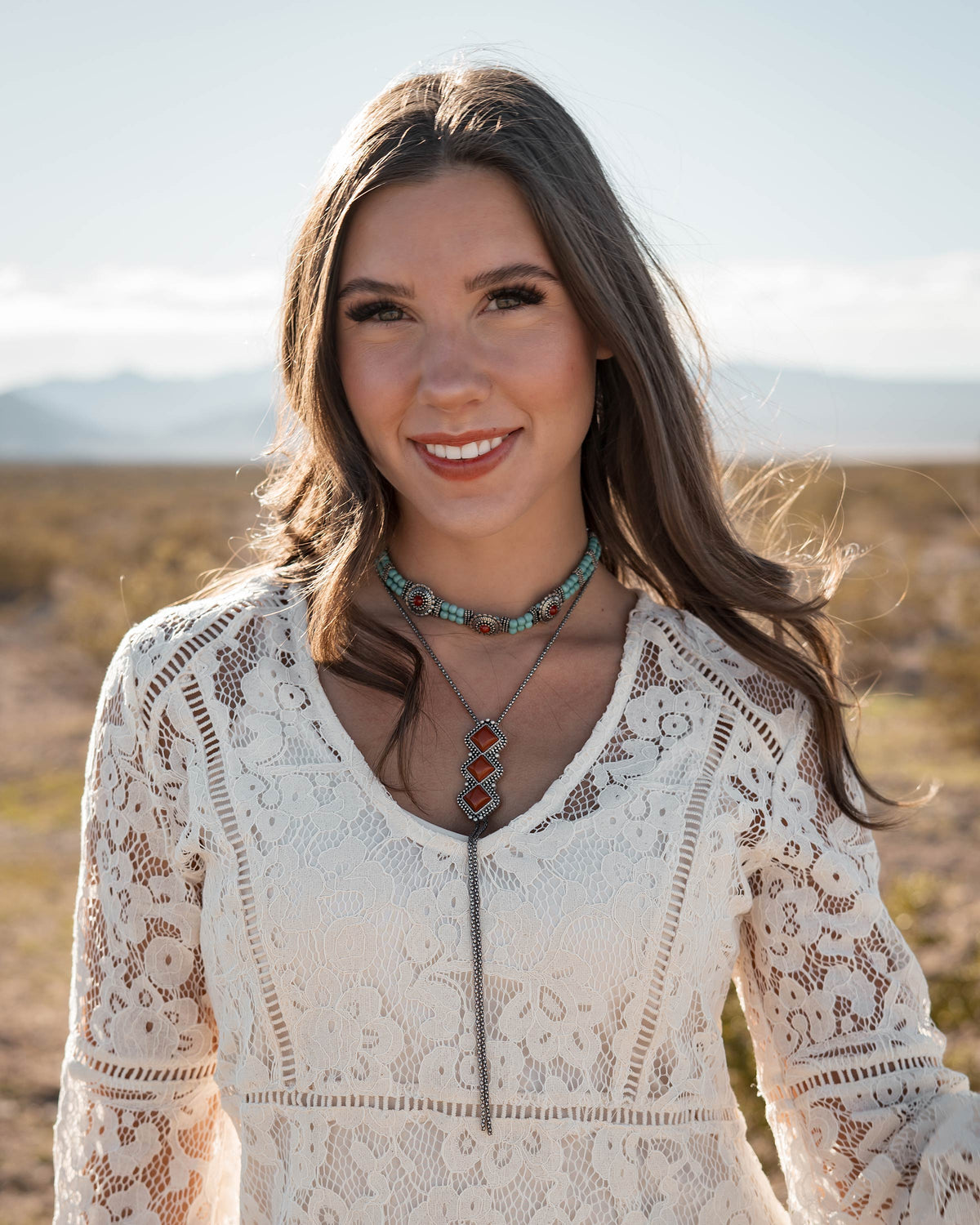 Rodeo Rose Necklace