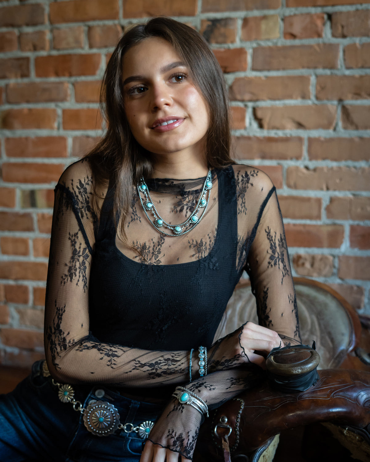 Dripping in Western Necklace