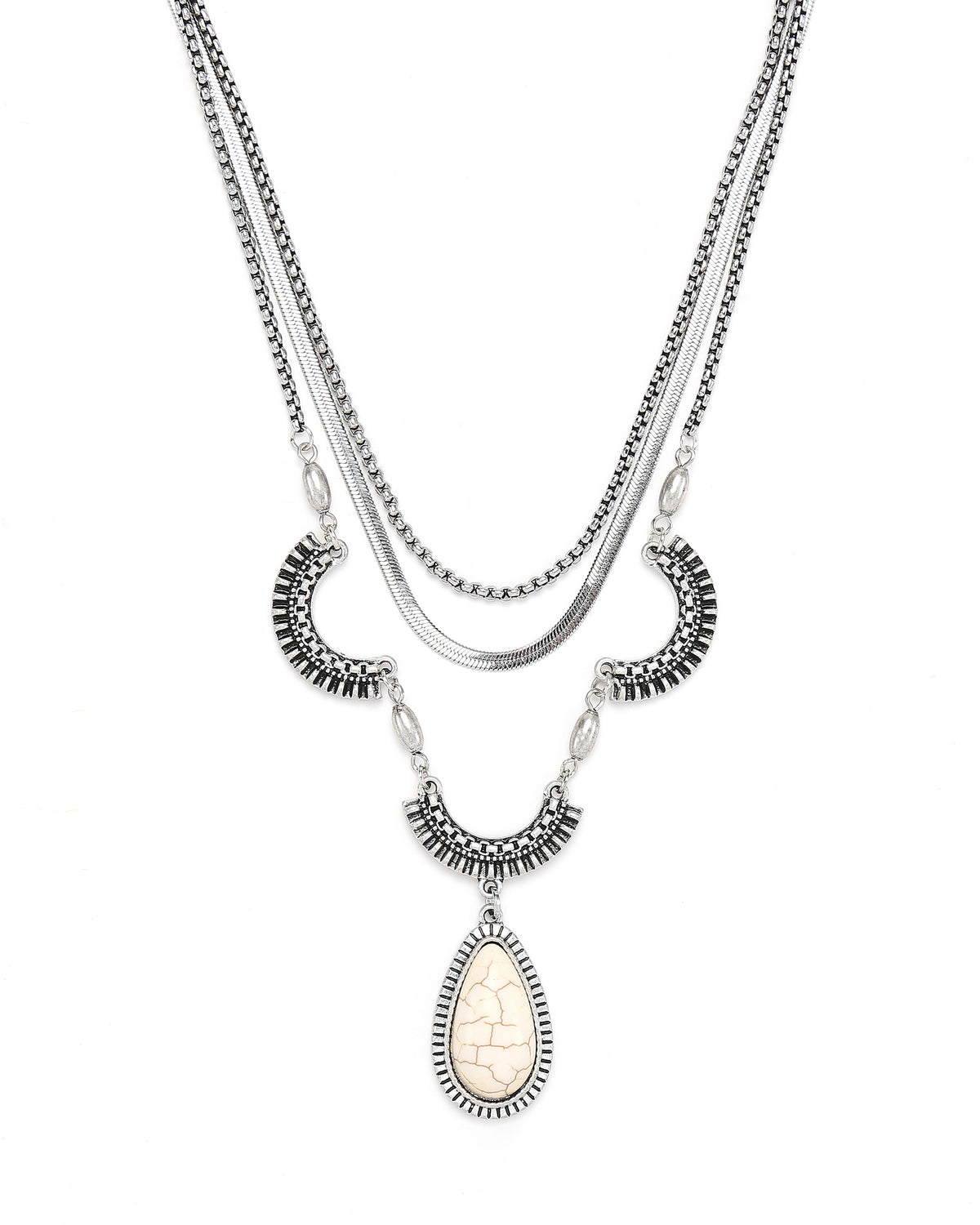 Silver Wings Necklace