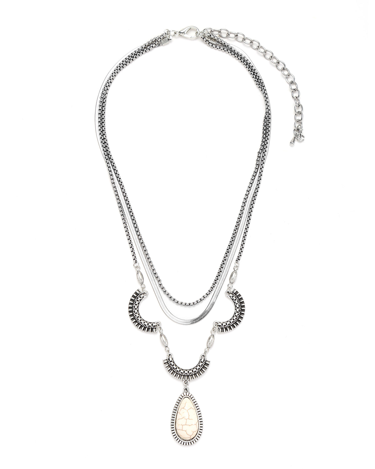 Silver Wings Necklace