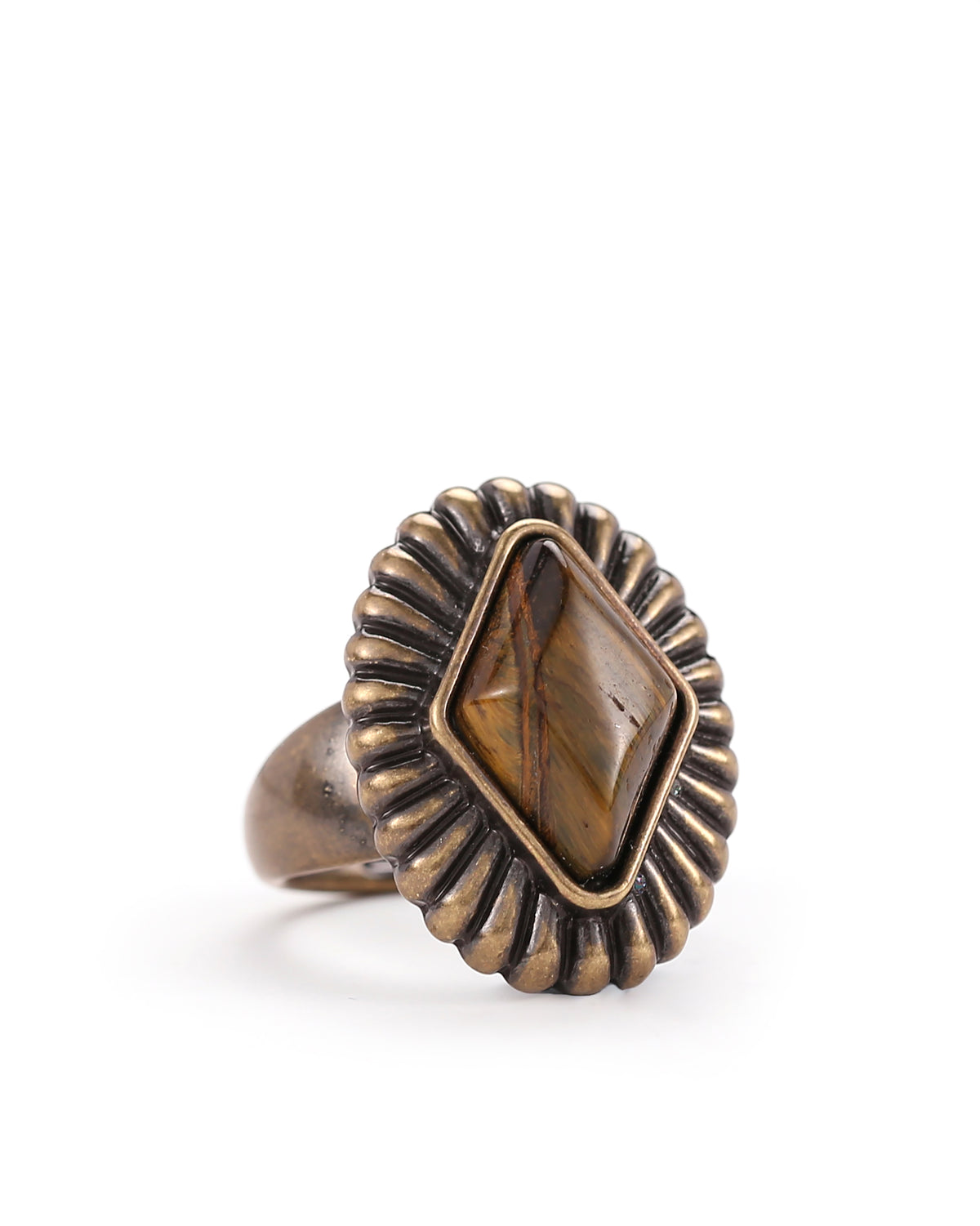 Gleaming in Gold Ring