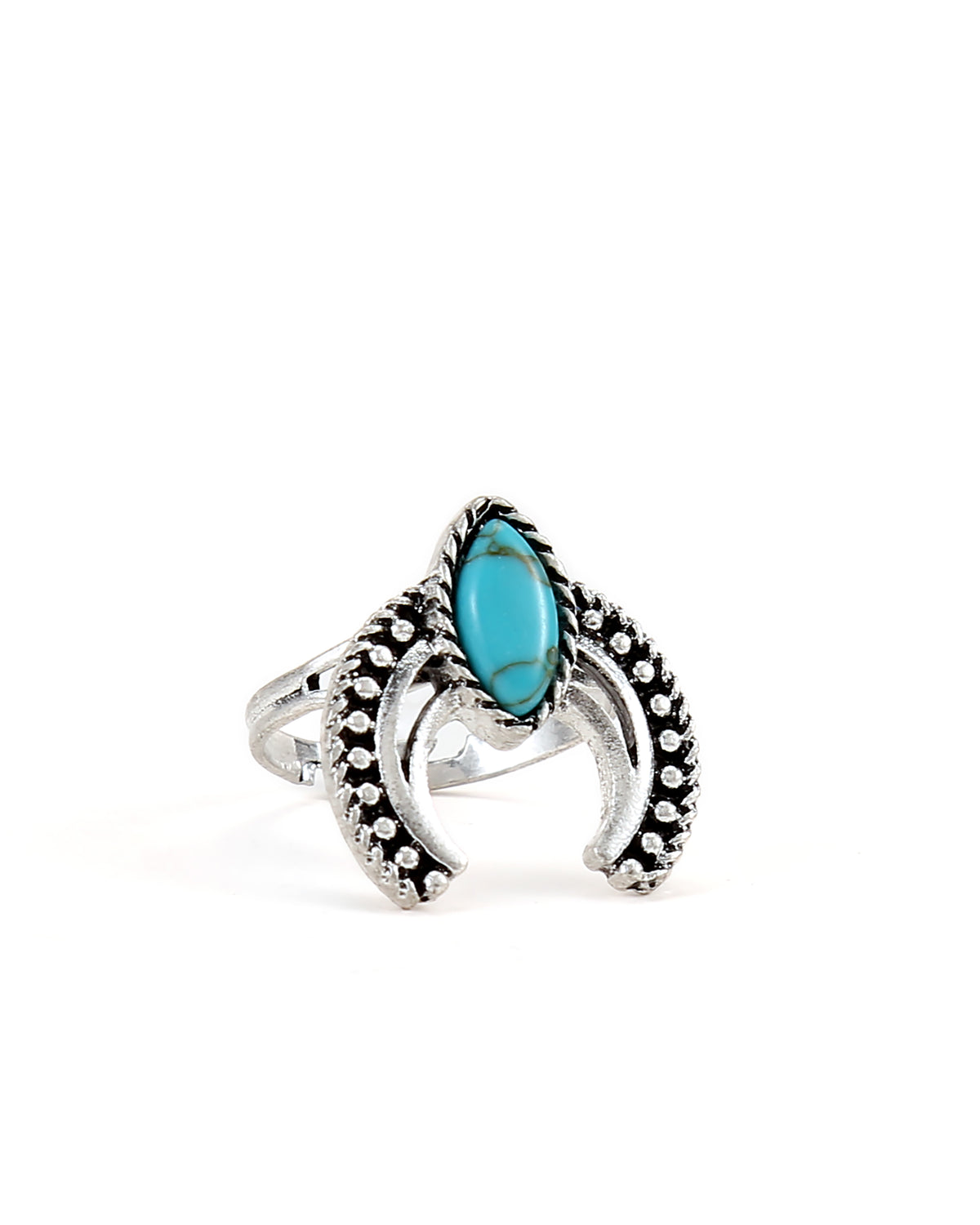 Watchful Crescent Ring