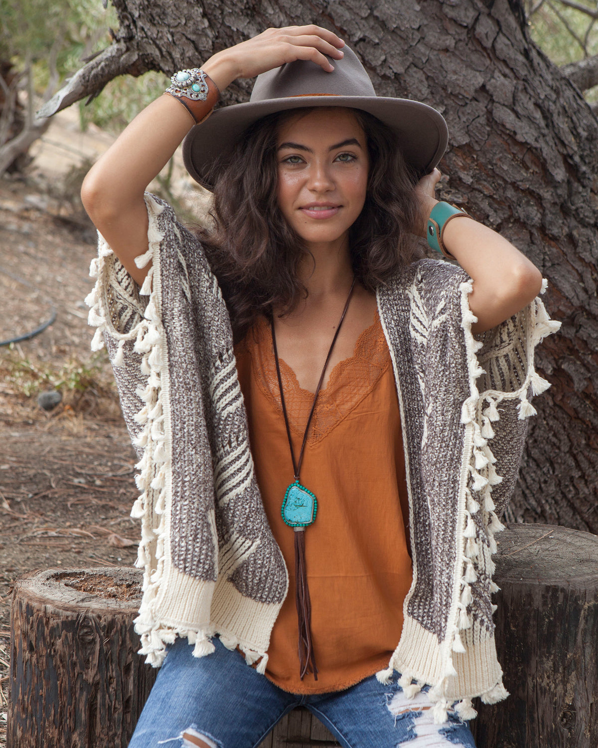 Four Winds Fringe Necklace